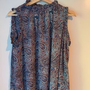 Gap paisley blouse